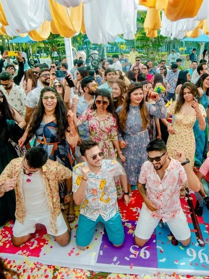 Vibrant Haldi & Mehendi Celebrations photo 92