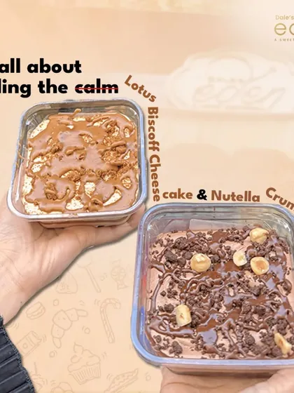 It's all about finding the calm in the chaos. Our dessert tubs are the perfect therapy.
