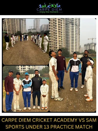 An Under 13 practice match against Sam Sports. Every game is an opportunity to learn, improve, and build team spirit, regardless of the result.