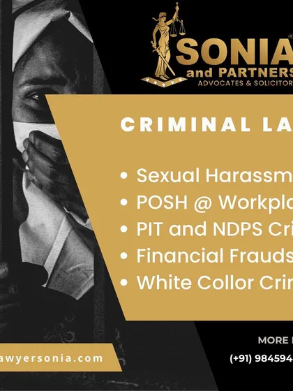 My criminal law practice covers a wide range of serious offenses. This includes defending clients in cases of alleged sexual harassment, navigating workplace complaints under the POSH Act, and handling complex financial frauds, white-collar crimes, and NDPS (drug) cases.