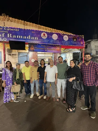 A group of friends enjoying a night out at our food festival. We are glad to be your destination for Iftar.
