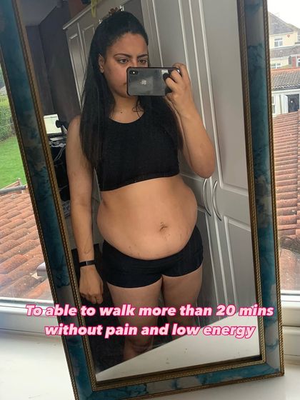 A huge reason: to be able to walk more than 20 minutes without pain and low energy. My physical limitations were holding me back from living.