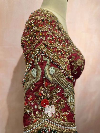 Blouse House by Mahitha Prasad - Custom Blouse Design & Embroidery Muhurtham Masterpieces: The Bridal Edit photo 15
