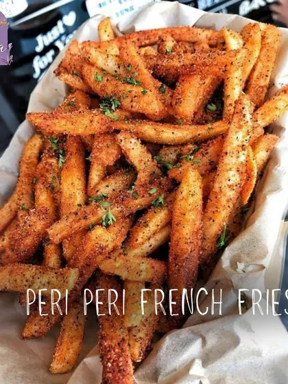 A basket full of our addictive Peri Peri French Fries.