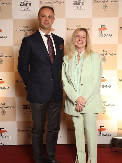 Distinguished guests at the Ermenegildo Zegna x Darzi event. The evening was a celebration of the fusion between impeccable Italian fabrics and our legacy of bespoke Indian tailoring.