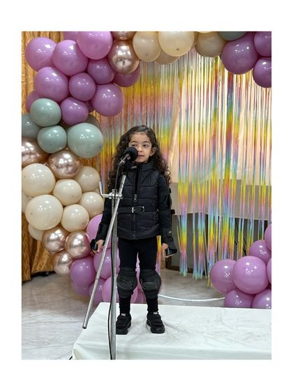 A cool and confident superhero character, ready to save the day with her performance.