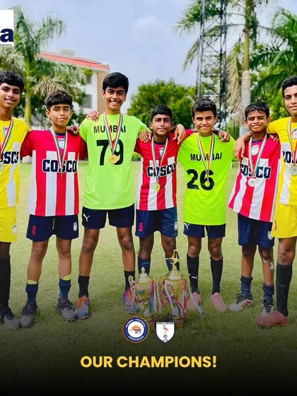 From our academy to the district stage. We are incredibly proud of our seven players who represented Mumbai and Thane at the WIFA Inter-District Sub-Junior Boys Championship.