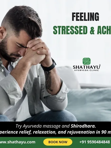 If you are feeling stressed and achy, I recommend a combination of Ayurveda massage and Shirodhara. This 90-minute session provides profound relief, relaxation, and rejuvenation for both body and mind.