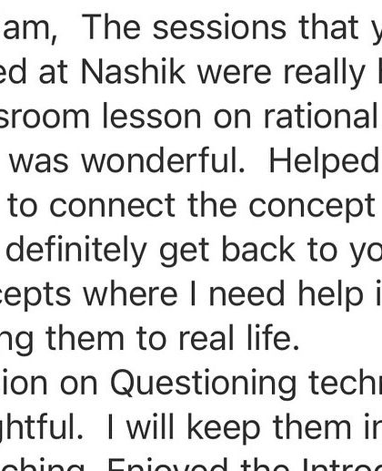 Hattennoki - Professional Development & Educational Workshops Words of Appreciation photo 14