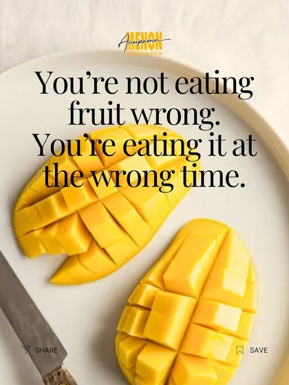 You're not eating fruit wrong, you're just eating it at the wrong time. Timing is everything when it comes to digestion and fat loss.