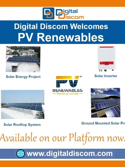 We are pleased to have PV Renewables on board, specializing in solar energy projects, rooftop systems, and solar inverters.