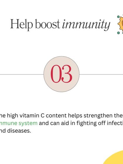 Dragon fruit helps boost immunity due to its high Vitamin C content, aiding in fighting off infections.