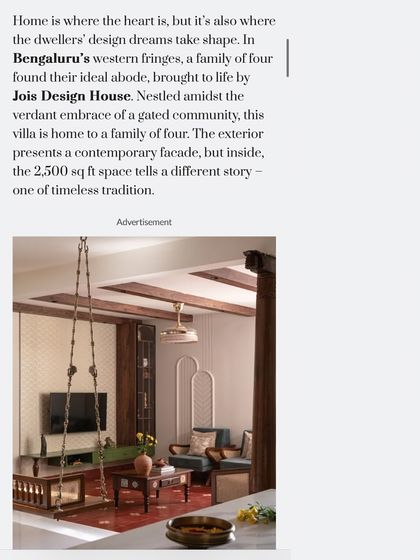 Jois Design House - Residential Interior Design & Build (Turnkey) Client Love & Press Features photo 23