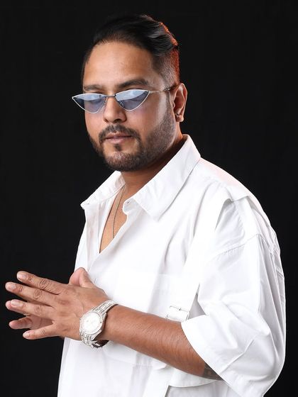 A clean, stylish shot against a black background. This look is perfect for a Wednesday night gig at Vapour.