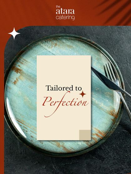 Your menu, tailored to perfection. We work closely with you to customize your event menu, ensuring every dish aligns with your vision and your guests' needs.