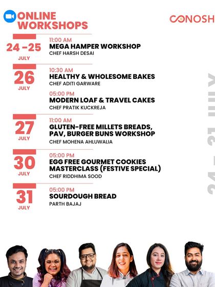 Conosh - Online Culinary Workshops Our Workshop Experience photo 9