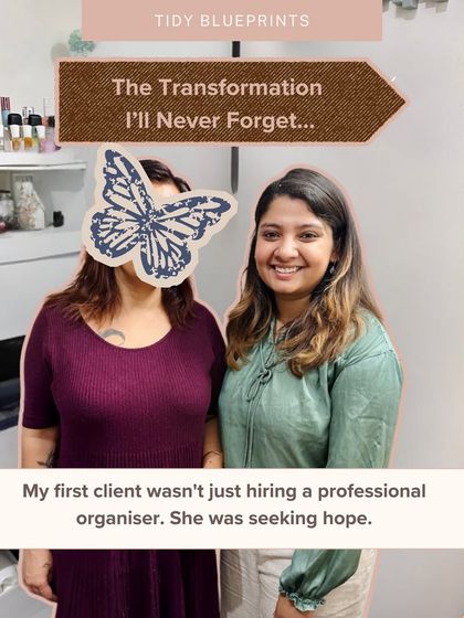 This transformation was one I'll never forget. My first client wasn't just hiring an organizer; she was seeking hope. This project showed me how deeply clutter impacts our mental health, and how organizing can be a lifeline.