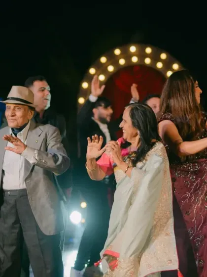 Crimson and Cherry - Full-Service Wedding Planning & Execution Vibrant Sangeet & Mehendi Nights photo 6