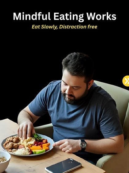 Mindful eating is a powerful tool for weight loss. Eating slowly and without distractions like your phone helps your brain register fullness, preventing overeating.