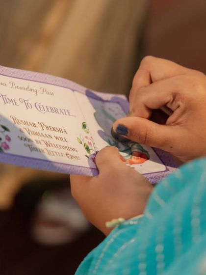 A guest playing one of our custom scratch-card games. These personalized touches are a great way to surprise and delight your guests.