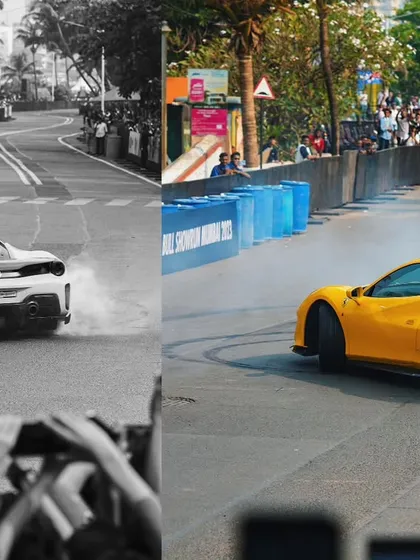 There's nothing like the smell of burning rubber. I captured the raw power of a Ferrari doing donuts and burnouts, with smoke billowing from the tires. These dynamic action shots are a must-have for any motorsports event.