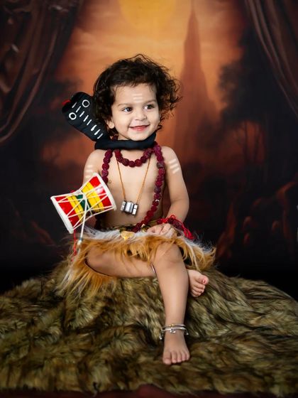Har Har Mahadev. Our little Shiva theme is another beautiful way to celebrate your faith and culture with a creative photoshoot.