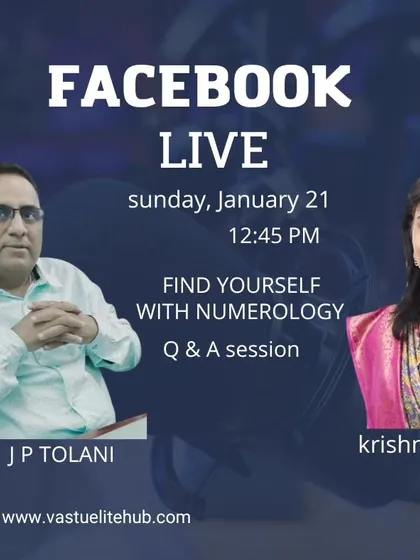 This graphic announces a Facebook Live Q&A session I hosted on how to "Find Yourself with Numerology". My goal is always to make this knowledge accessible and answer your direct questions about how numbers can provide personal insights and guidance.