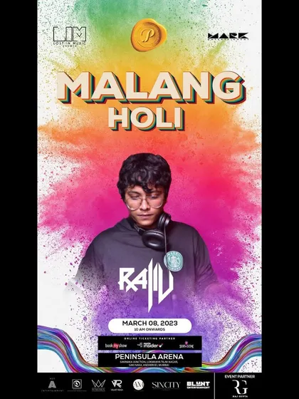 Another version of my Malang Holi poster. I was ready to bring the color and the noise.