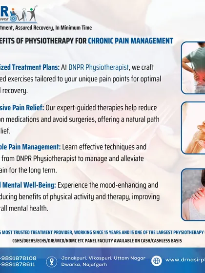This graphic explains the key benefits of our approach to chronic pain management. We provide personalized, non-invasive plans that not only relieve pain but also improve your mental well-being for sustainable, long-term health.