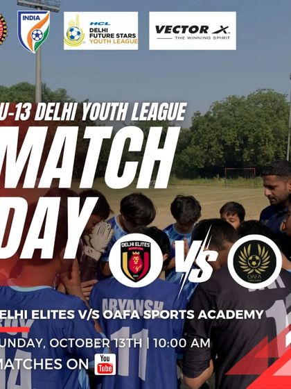 Matchday 6 for our U-13s in the HCL Delhi Future Stars Youth League.