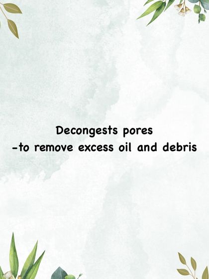 Salicylic acid is oil-soluble, allowing it to penetrate deep into pores to decongest them by removing excess oil and debris.