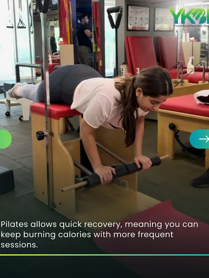 Because Pilates allows for quick recovery, you can keep burning calories with more frequent sessions without overstraining your body.