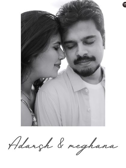 A simple and elegant black and white portrait. This timeless style emphasizes emotion and connection without the distraction of color.