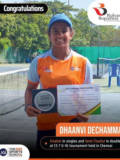 Rohan Bopanna Tennis Academy - High-Performance Tennis Program Our Champion Students photo 17