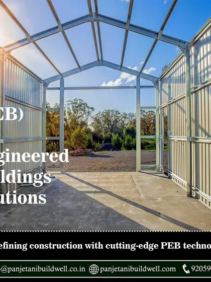 We are redefining construction with cutting-edge PEB technology. This image shows the open, versatile interior of a PEB structure, suitable for a wide range of industrial or commercial uses.