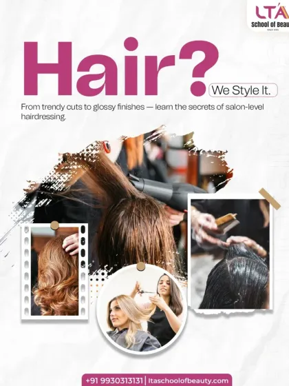 From trendy cuts to glossy finishes, we teach the secrets of salon-level hairdressing. Learn the craft with us and start your journey to becoming a professional hair stylist.