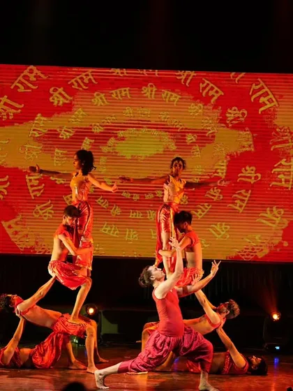The intricate human pyramid from our Zest 2025 performance, a symbol of our teamwork and dedication.