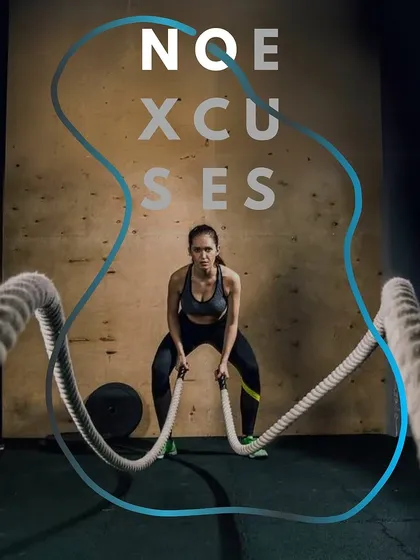 No excuses. Just pure power and determination. Battle ropes are a phenomenal tool for building conditioning and mental toughness.
