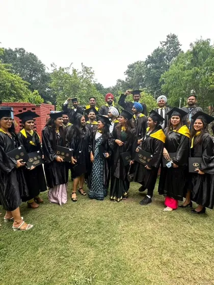 A photo with my entire law batch of 2019-2022 from Panjab University. This is the group of future legal minds I had the honor of studying with.