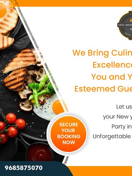 Let us turn your New Year's party into an unforgettable feast. We bring culinary excellence to you and your esteemed guests, ensuring a perfect start to the year.