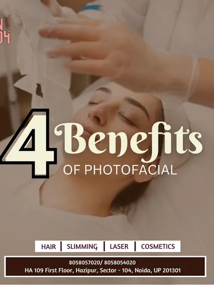 Discover the magic of Photofacials with us. This treatment offers multiple benefits in one, helping you achieve the clear, even-toned, and radiant skin you've always wanted.