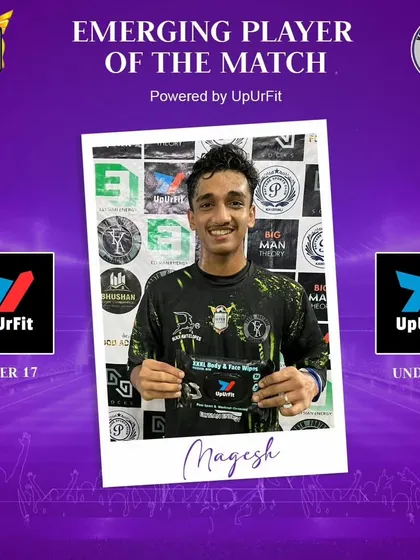 Nagesh again, showing consistency with another Emerging Player award.