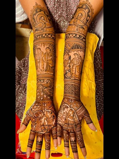 Shaik Tabassum - Destination Wedding Mehendi Storytelling Mehendi: Your Love Story on Your Hands photo 35