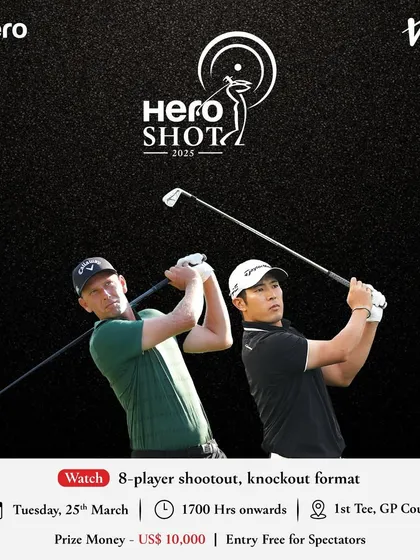 The Hero Indian Open week kicks off with the 'Hero Shot,' an exciting 8-player shootout in a knockout format, hosted on our Gary Player course.