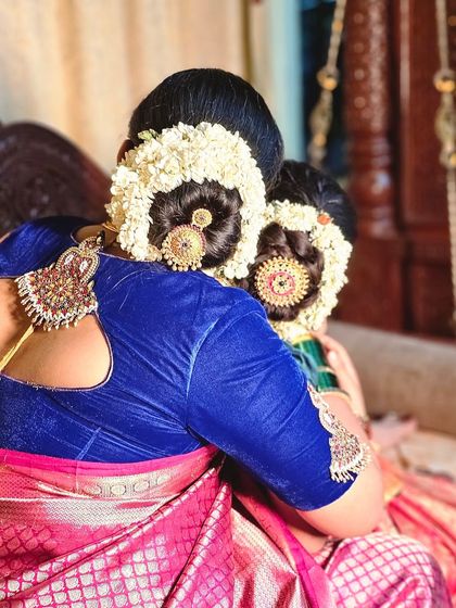 Vidya Naveen - Makeup, Styling & Cultural Arts Classes Elegant Hairstyling for Every Occasion photo 25