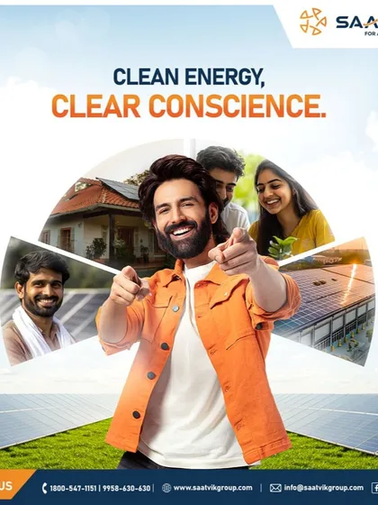 Choosing solar is a choice for clean energy and a clear conscience. With our brand ambassador Kartik Aaryan, we are empowering every home, farm, and business to reduce their carbon footprint and join the movement towards a sustainable, energy-independent India.