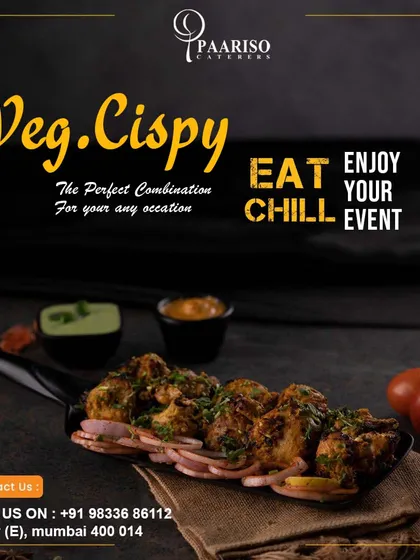 Enjoy your chill event with our popular Veg Crispy. This dish is a versatile starter that fits perfectly in both casual and formal corporate catering menus.