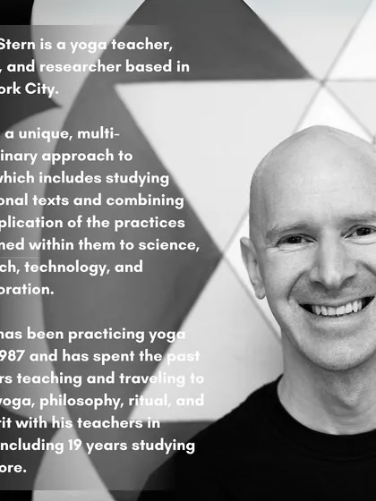 An introduction to our guest teacher, Eddie Stern. I believe in bringing the best teachers to our community to provide a rich and diverse learning experience.