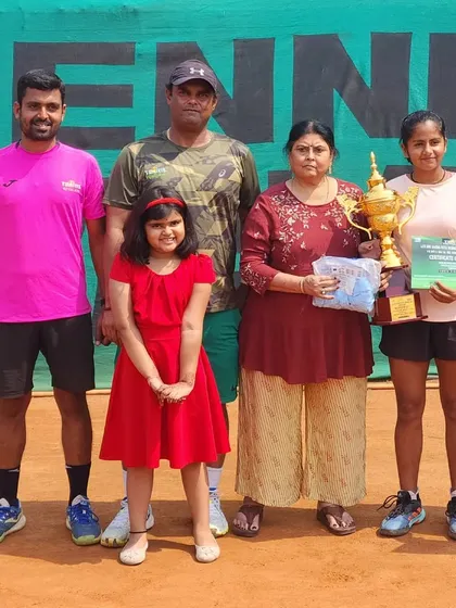 The runner-up of the girls' singles at the 5th Shri Rajesh Patel Memorial Super-Series AITA Tennis Tournament.