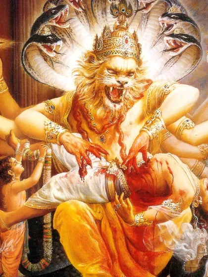 The story of Narasimha Murthy ending the reign of the demon Hiranya Kasibu is a powerful lesson in dharma. It shows that no matter how powerful evil may seem, righteousness and justice will ultimately prevail.